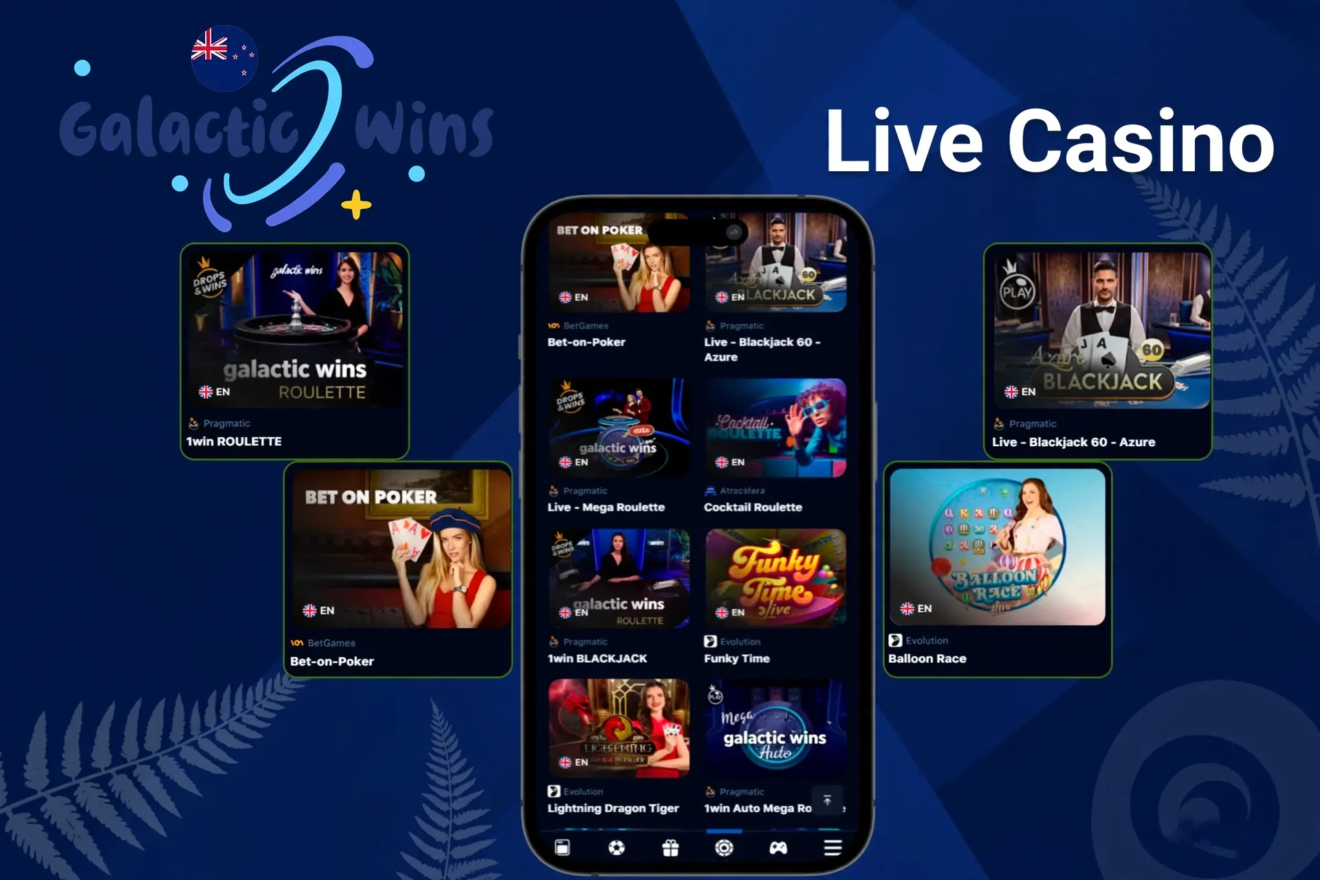 Live dealer table games displayed on mobile and desktop devices
